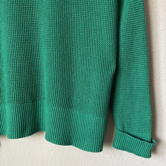 J. Jill Knit Green Button Up Cotton Blend Cardigan Sweater - Picture 11 of 11